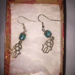 hamsa earrings